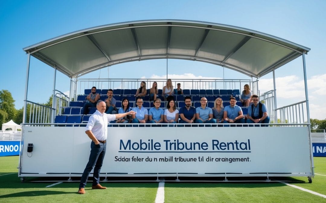 Sådan lejer du en mobil tribune til dit arrangement